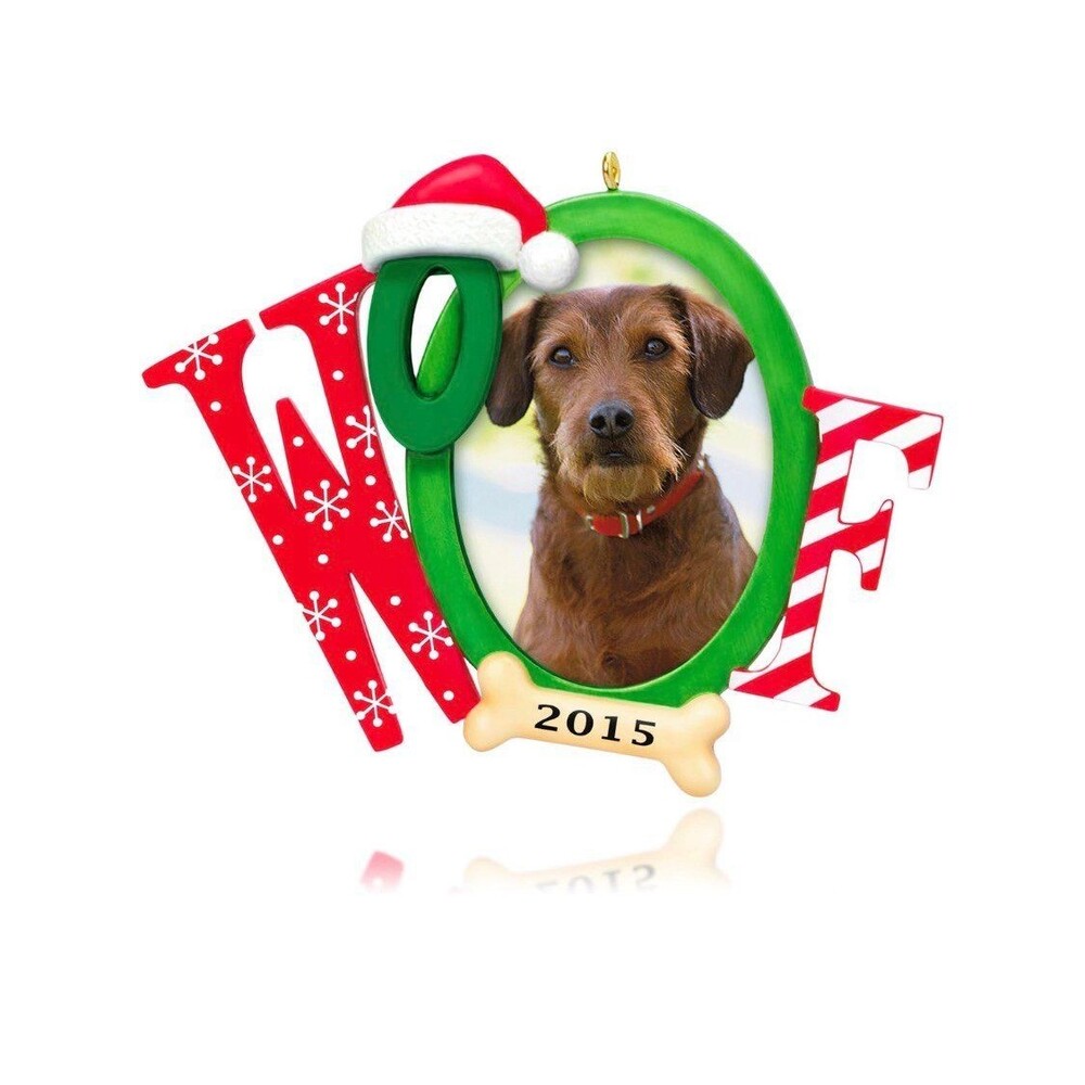 Hallmark 2015 Keepsake Ornament “Doggone Good Christmas” Photo Frame Holder